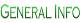 General info about the center, like the center's mission statement and hours.